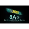Nitecore NL1836HP 3600mAh 18650 Li-ion batéria Button Top