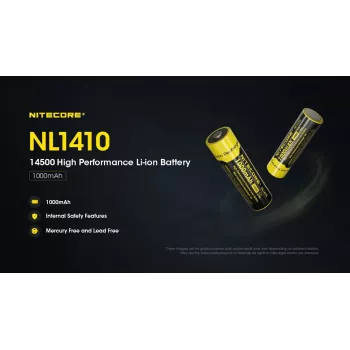 Nitecore NL1410 14500 1000mAh Li-Ion batéria