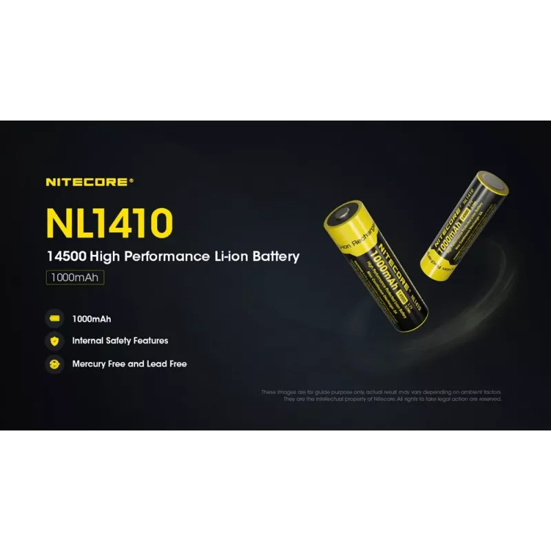 Nitecore NL1410 14500 1000mAh Li-Ion batéria