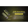 Nitecore 21700 Li-ion batéria 5500mAh 20A 3,6V Button Top