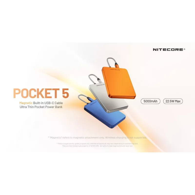 Nitecore Powerbank POCKET 5 modrá