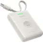 Baseus EnerFill FW11 5W power banka pre Apple Watch s integrovaným káblom - biela