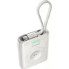Baseus EnerFill FW11 5W power banka pre Apple Watch s integrovaným káblom - biela