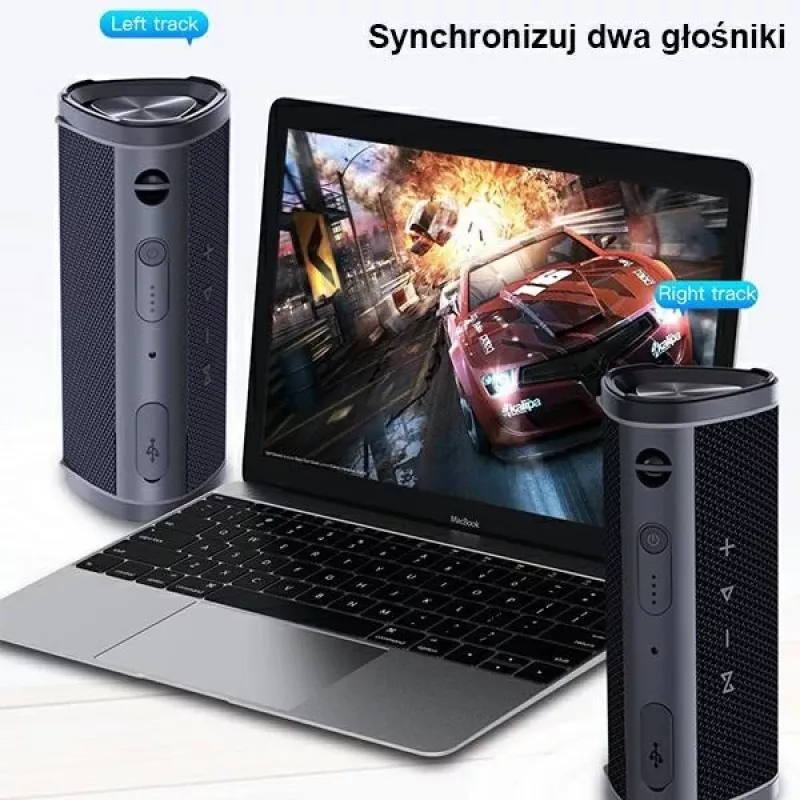 AWEI Y331 prenosný Bluetooth reproduktor 5W IPX6 čierny