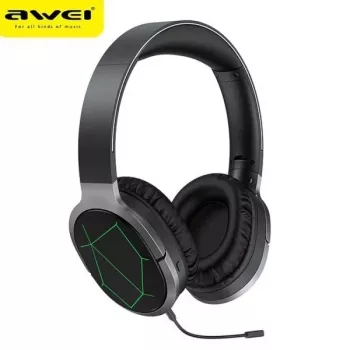 AWEI A799BL Bluetooth herný headset s mikrofónom, cez uši, čierny
