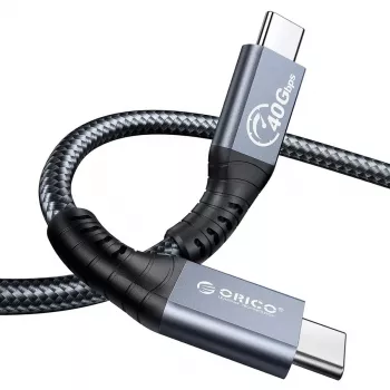 ORICO Thunderbolt 4 kábel USB-C 40 Gbit/s 8K60Hz PD 100W 2m čierny