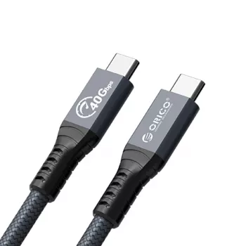 ORICO Thunderbolt 4 kábel USB-C 40 Gbit/s 8K60Hz PD 100W 2m čierny