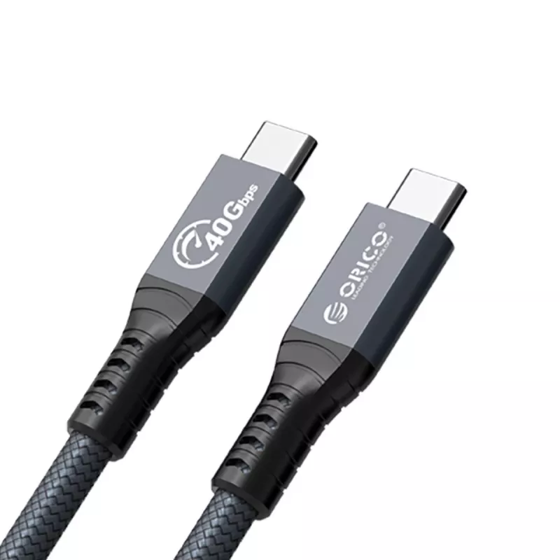 ORICO Thunderbolt 4 kábel USB-C 40 Gbit/s 8K60Hz PD 100W 2m čierny