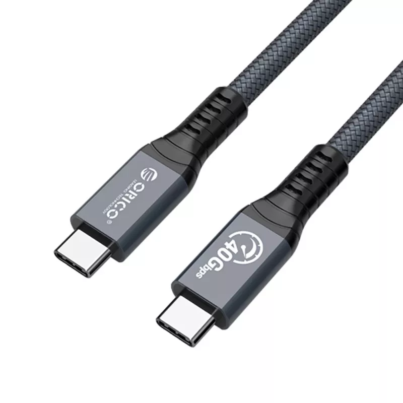 ORICO Thunderbolt 4 kábel USB-C 40 Gbit/s 8K60Hz PD 100W 2m čierny