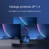 ORICO Thunderbolt 4 kábel USB-C 40 Gbit/s 8K60Hz PD 100W 2m čierny