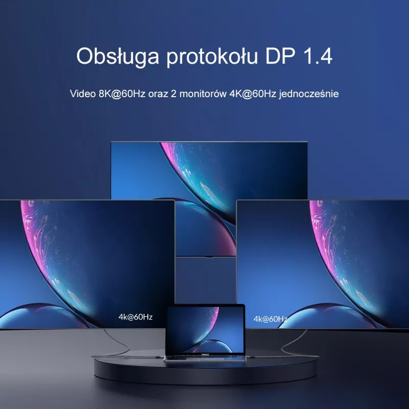 ORICO Thunderbolt 4 kábel USB-C 40 Gbit/s 8K60Hz PD 100W 2m čierny
