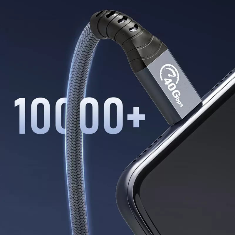 ORICO Thunderbolt 4 kábel USB-C 40 Gbit/s 8K60Hz PD 100W 2m čierny
