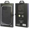 Audi GT syntetická koža tvrdé puzdro pre iPhone 15 Plus / 14 Plus 6,7 palca - čierna