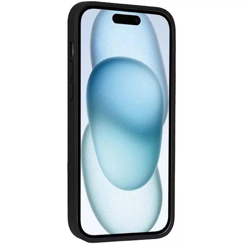 Audi syntetická koža MagSafe tvrdé puzdro pre iPhone 15 Plus / 14 Plus 6,7 palca - čierna