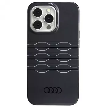 Audi IML MagSafe puzdro pre iPhone 13 Pro Max 6,7 palca čierne tvrdé puzdro AU-IMLMIP13PM-A6/D3-BK