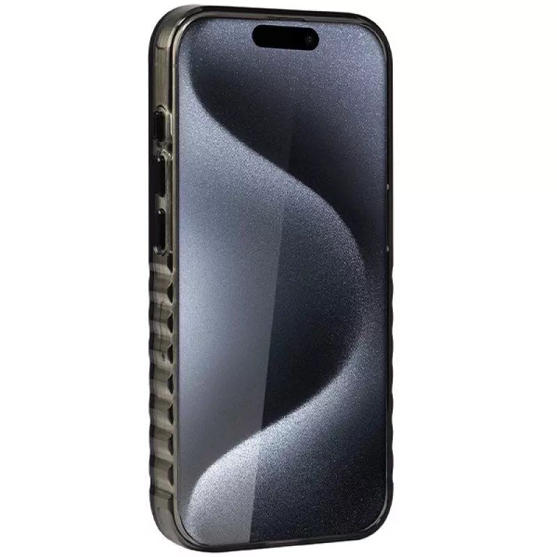 Audi IML MagSafe puzdro pre iPhone 15 Pro 6,1 čierne tvrdé puzdro