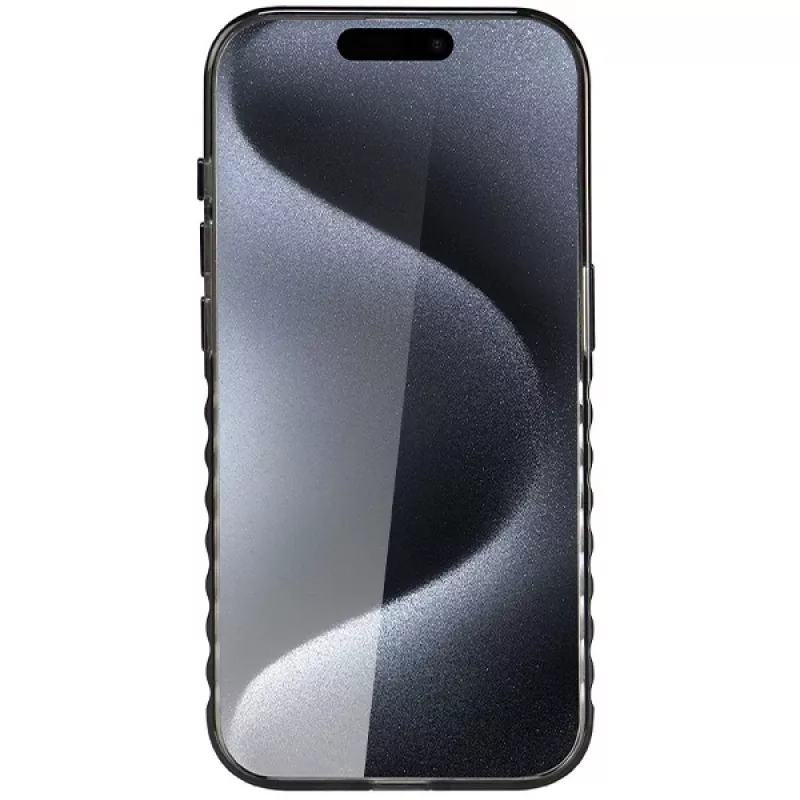 Audi IML MagSafe puzdro pre iPhone 15 Pro 6,1 čierne tvrdé puzdro