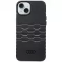 Audi IML MagSafe puzdro pre iPhone 15 Plus / 14 Plus 6,7 čierne tvrdé puzdro