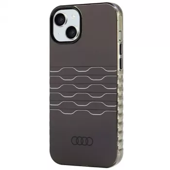 Audi IML MagSafe puzdro pre iPhone 15 Plus / 14 Plus 6,7 čierne tvrdé puzdro