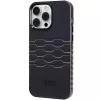 Audi IML MagSafe puzdro pre iPhone 15 Pro Max 6,7 palca čierne tvrdé puzdro