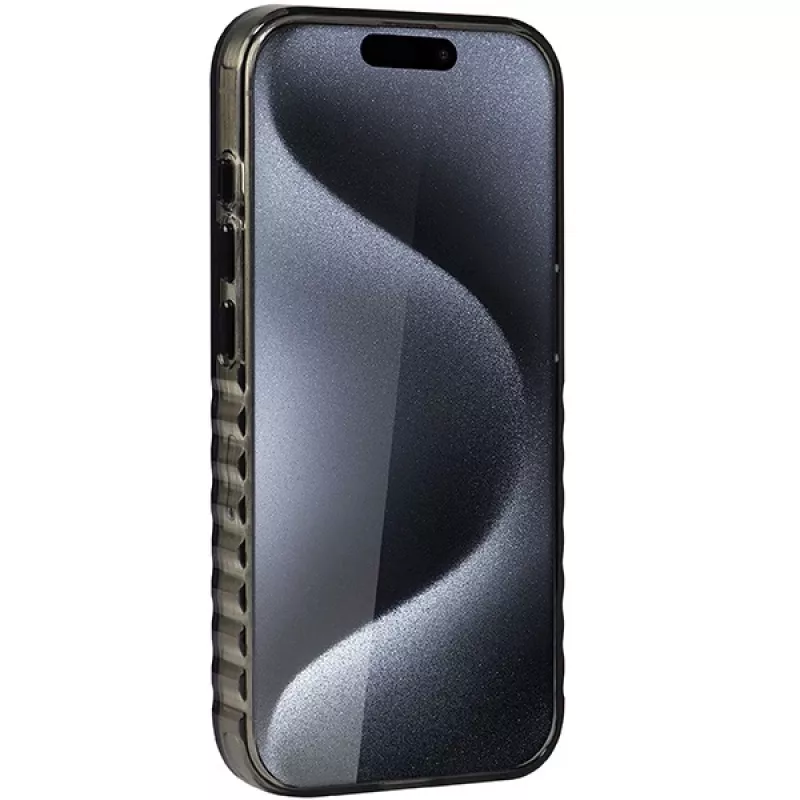 Audi IML MagSafe puzdro pre iPhone 15 Pro Max 6,7 palca čierne tvrdé puzdro