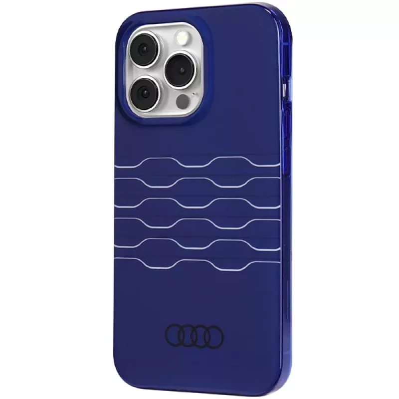 Audi IML MagSafe puzdro pre iPhone 13 Pro / 13 6,1 palca Navy Blue Hardcase