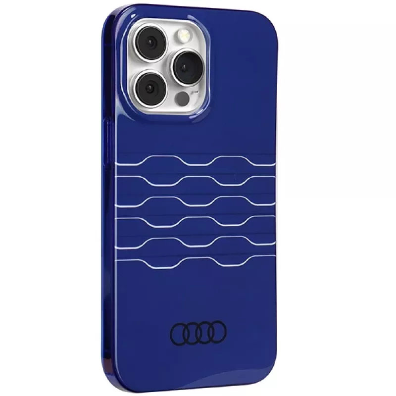 Audi IML MagSafe puzdro pre iPhone 13 Pro / 13 6,1 palca Navy Blue Hardcase