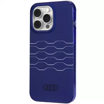 Audi IML MagSafe puzdro pre iPhone 13 Pro Max 6,7 palca Navy Blue Hardcase