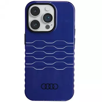 Audi IML MagSafe puzdro pre iPhone 14 Pro 6,1 palca Navy Blue Hardcase AU-IMLMIP14P-A6/D3-BE