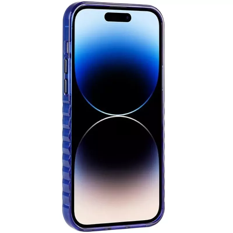 Audi IML MagSafe puzdro pre iPhone 14 Pro 6,1 palca Navy Blue Hardcase AU-IMLMIP14P-A6/D3-BE