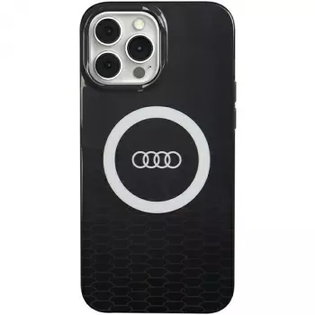 Audi IML Big Logo MagSafe puzdro iPhone 13 Pro Max 6,7 čierne tvrdé puzdro