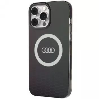 Audi IML Big Logo MagSafe puzdro iPhone 13 Pro Max 6,7 čierne tvrdé puzdro