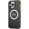 Audi IML Big Logo MagSafe puzdro pre iPhone 14 Pro Max 6,7 palca čierne tvrdé puzdro