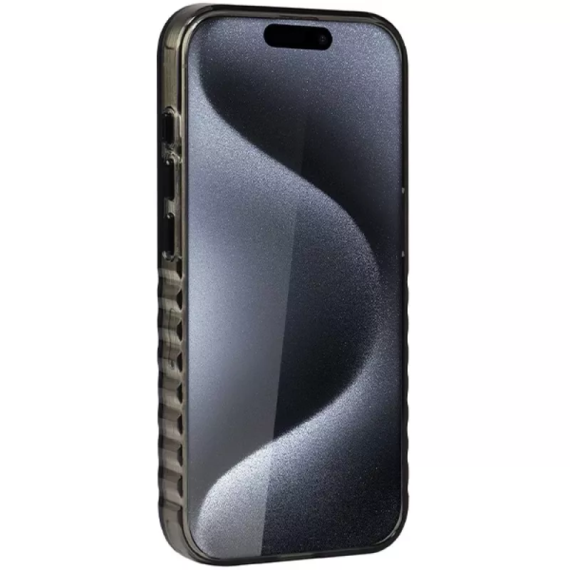 Audi IML Big Logo MagSafe puzdro pre iPhone 15 Pro 6,1 palca čierne tvrdé puzdro