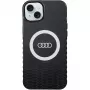 Audi IML Big Logo MagSafe puzdro pre iPhone 15 Plus / 14 Plus 6,7 palca čierne tvrdé puzdro