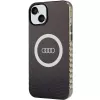 Audi IML Big Logo MagSafe puzdro pre iPhone 15 Plus / 14 Plus 6,7 palca čierne tvrdé puzdro