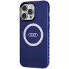 Audi IML Big Logo MagSafe puzdro pre iPhone 14 Pro Max 6,7 Navy Blue tvrdé puzdro