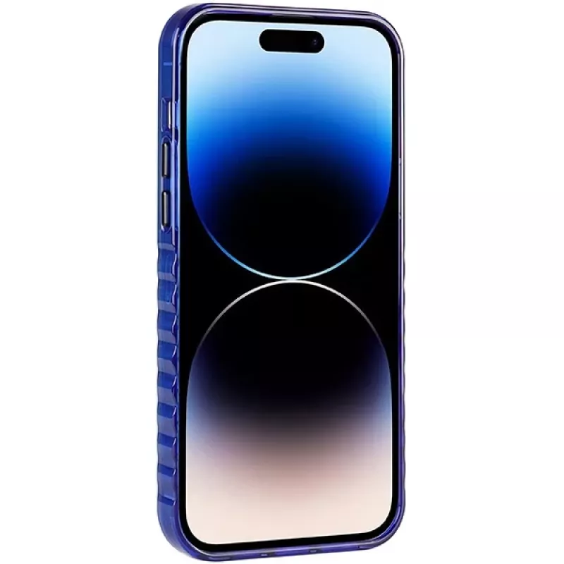 Audi IML Big Logo MagSafe puzdro pre iPhone 14 Pro Max 6,7 Navy Blue tvrdé puzdro