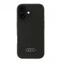 Audi silikónové puzdro pre iPhone 16 6,1 palca - čierne puzdro AU-LSRIP16-Q3/D1-BK