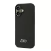 Audi silikónové puzdro pre iPhone 16 6,1 palca - čierne puzdro AU-LSRIP16-Q3/D1-BK