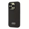 Audi silikónové puzdro pre Apple iPhone 16 Pro 6,3 palca čierne pevné puzdro AU-LSRIP16P-Q3/D1-BK