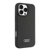 Audi silikónové puzdro pre iPhone 16 Pro Max 6,9 palca čierne pevné puzdro AU-LSRIP16PM-Q3/D1-BK