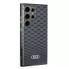 Audi IML Stitching Pattern MagSafe puzdro pre Samsung Galaxy S24 Ultra S928 čierne puzdro AU-IMLMS24U-Q5/D3-BK