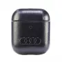 Audi koža Big Logo AirPods 1/2 puzdro čierne AU-AP-GT/D3-BK