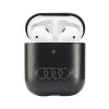 Audi koža Big Logo AirPods 1/2 puzdro čierne AU-AP-GT/D3-BK