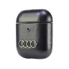 Audi koža Big Logo AirPods 1/2 puzdro čierne AU-AP-GT/D3-BK