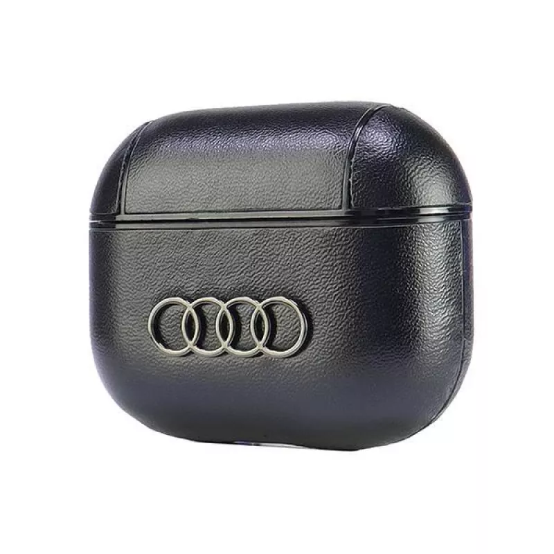Audi koža Big Logo AirPods 3 puzdro čierne AU-AP3-GT/D3-BK