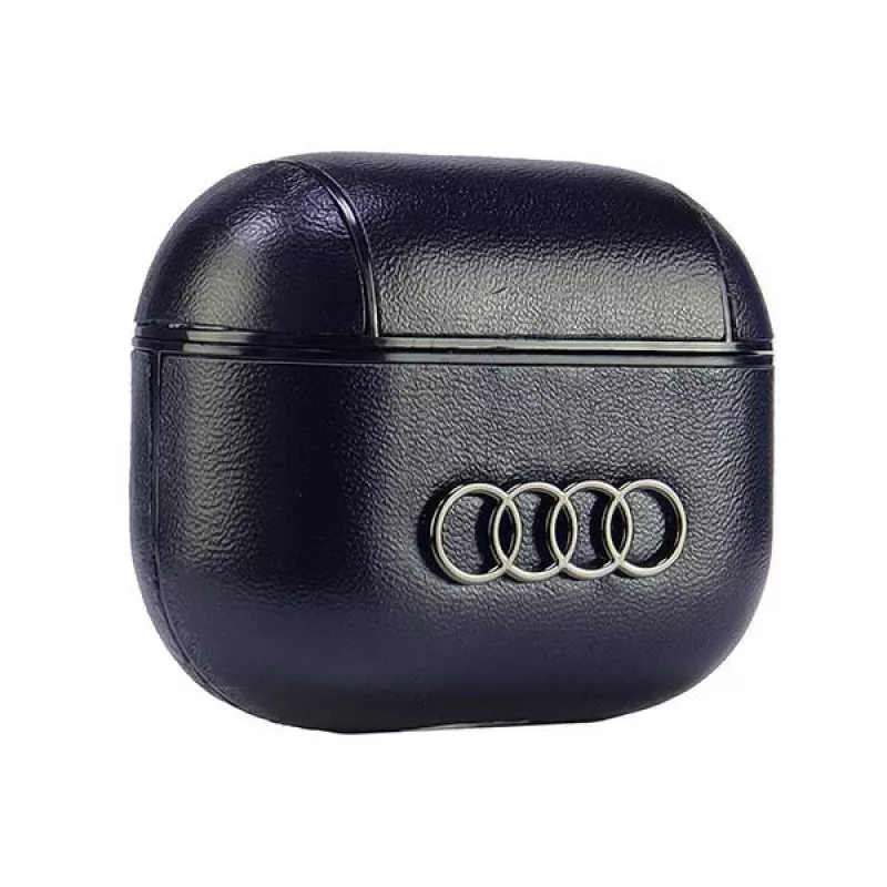 Audi koža Big Logo AirPods 3 puzdro čierne AU-AP3-GT/D3-BK