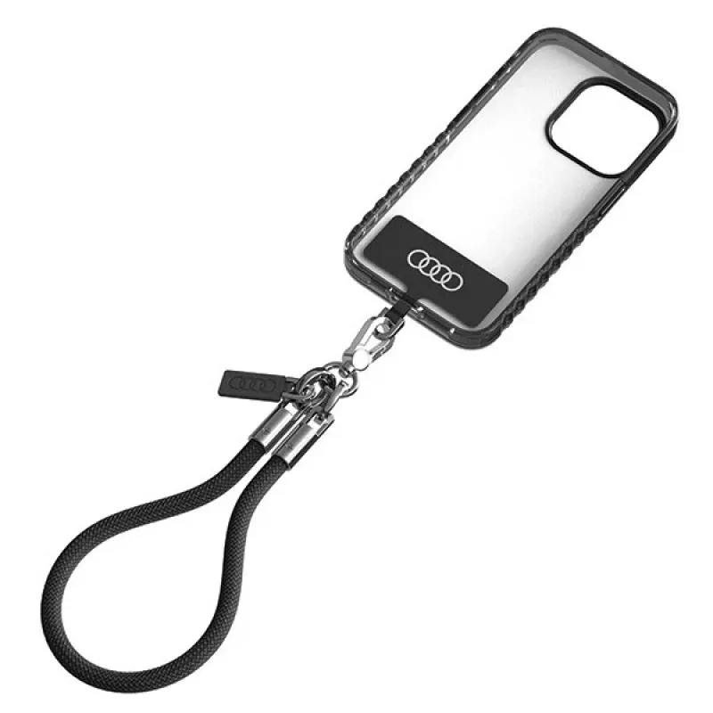 Audi univerzálne pútko na telefón 28 cm 8 mm čierne AU-HSL8-R8/D1-BK