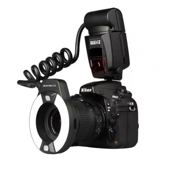 Meike MK-14EXT-N makro kruhový blesk pre Nikon DSLR fotoaparáty